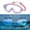 Multicolore, variante sur YFGEFTR Lunettes de Natation, Conception à Grande Monture Antibuée, Matériau Plastique Confortable, Convenant aux Adultes et aux Enfants pour la Natation, la Plongée et les Sports Nautiques