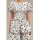 thumbnail image 5 of Conjunto de blusa y falda bellabarnetten con mangas abullonadas de dos piezas, 5 of 6