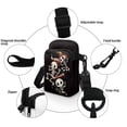 thumbnail image 5 of HELLHERO Happy Skeletons Sling Bag for Adult with Zipper Closed Crossbody Small Crossbody Bags Polyester with Adjustable Strap, 5 of 7
