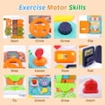thumbnail image 2 of Montessori Toys for 1-3 Year Old Baby, Bilingual Busy Board for Toddlers 1-3, Educational Toddlers Toys for Ages 0-3, Birthday Gifts for 1+ Year Old, Developmental Baby Toy 12-36 Months, 2 of 10