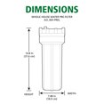 thumbnail image 3 of AO Smith Single-Stage Whole House Water Filter - Included Reminder Timer, 3 of 4
