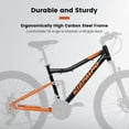 thumbnail image 2 of LivelyAant 26-Inch Mountain Bike - Steel Frame, Shock Fork, 21-Speed, Unisex, Perfect for Outdoor Adventures, 2 of 10