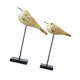 thumbnail image 4 of 2 estatuas de pájaros de madera, adornos de escritorio, regalos de inauguración de la casa, figuras decorativas de animales, decoraciones de pájaros, 4 of 9