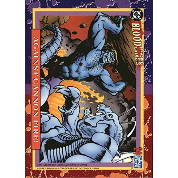 1993 DC Bloodlines #24 Against Cannon Fire Official Trading Card