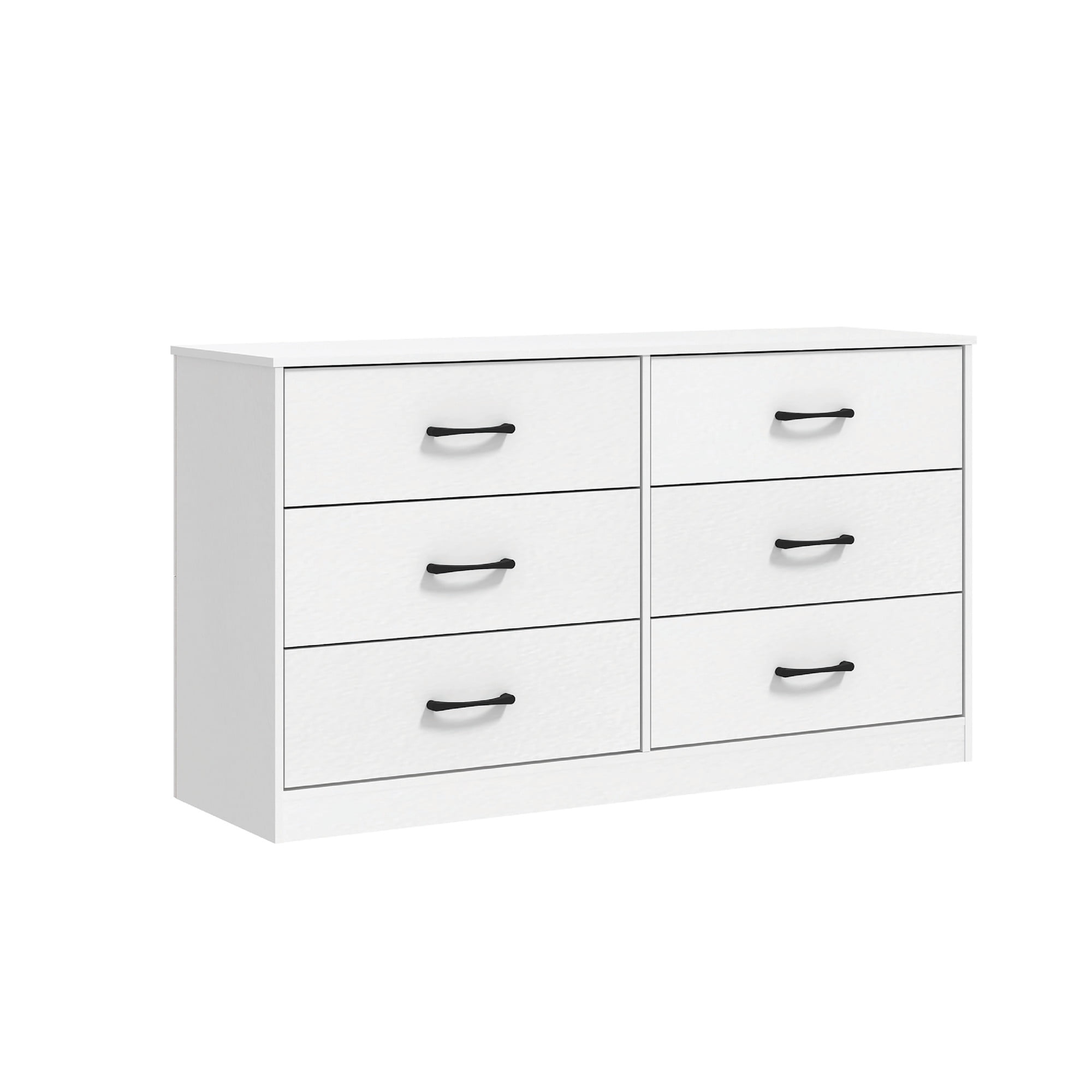 Mainstays Ardent 6 Drawer Dresser, 53.75" Wide, White