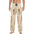 thumbnail image 2 of Little Kitten Flowers Butterflies Men's Pajama Pants Lightweight Sleepwear Bottom Lounge Pants, 2 of 6