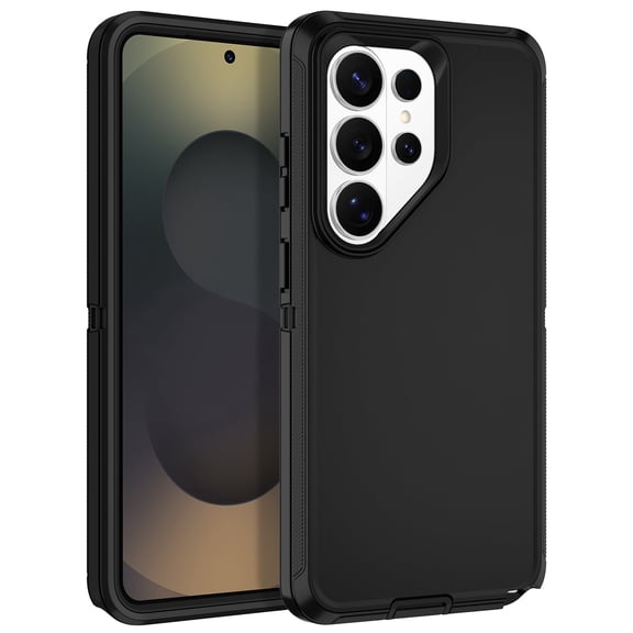 3 Layer Phone Case compatible with Samsung Galaxy S26 Ultra, Military Grade Drop Protection, Anti-Slip Bumper, Rugged Shockproof Dustproof Protective Cover