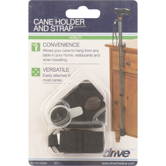 Medical Depot Drive Cane Holder & Strap