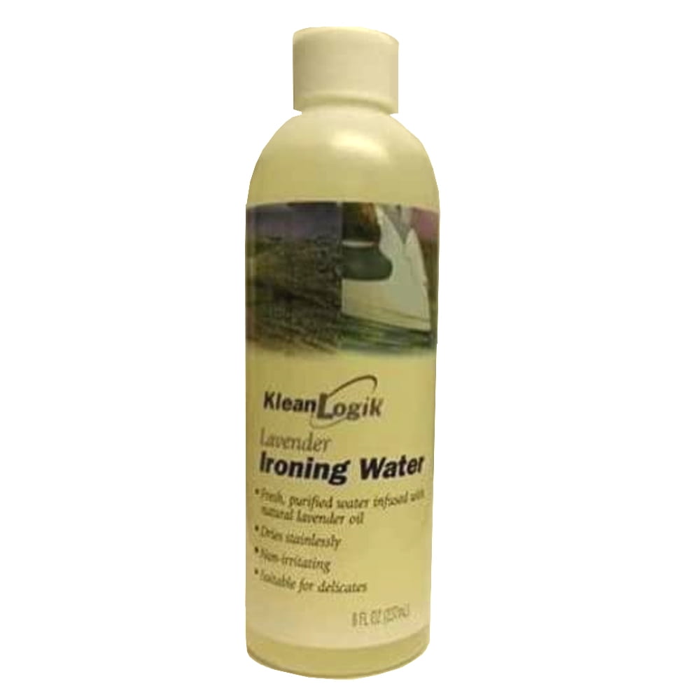 Klean Logik Ironing Water with Sprayer Natural Lavender Oil (8 oz