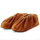 thumbnail image 1 of 1 Pair Unisex Flannel Shoes Covers Non-slip Solid Color Washable Reusable Keep Floor Cleaning Household Thick Indoor Shoes Cover Afortunado Sencillez, 1 of 5
