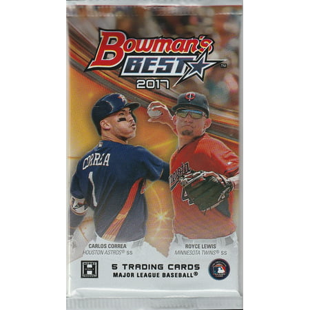 2017 Bowman's Best Baseball Unopened Pack (5 Cards/pack - Possible (The Best Baseball Cards)