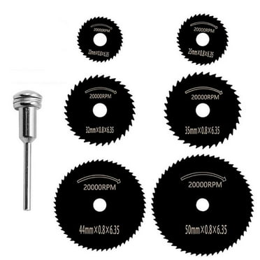 XISAOK High Speed Saw Blade Set Wood Cutting Discs Hss for Drills Rotary Tools