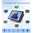 thumbnail image 4 of Monitor Tactil NLIEOPDA CX-080-A US 7 Pulgadas IPS HD 1024x600 compatible con Raspberry Pi y Windows, 4 of 5