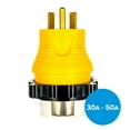 thumbnail image 5 of Camco PowerGrip Camper/RV Locking Adapter | 30-Amp to 50-Amp, 50-Amp Locking Plug (55643), 5 of 9