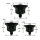 thumbnail image 2 of ZHAOCHENG 2 faros antiniebla para coche con forma de ojo de ángel y anillo de halo, faros LED redondos, lámpara de conducción universal, 2 of 5