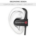 thumbnail image 3 of Symphonized PWR Bluetooth Earbuds, Wireless, Water Resistant Sport Earphones with Mic, HD Stereo, Sweatproof in-Ear Headphones, Secure Fit Buds, Gym, Running, Workout, Travel Headset (Black), 3 of 3