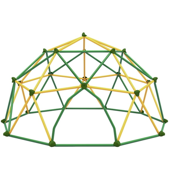 Outdoor Play Equipment 12ft Geometric Dome Climber Play Center, Kids Climbing Dome Tower, Rust & UV Resistant Steel Supporting 1000 LBS,Backyard Playset