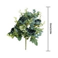 thumbnail image 4 of Billuyoard Ramo de flores de peonía artificial de 5 cabezas, decoración de simulación, ramo de peonías de tela para el hogar y la Oficina, Flores artificiales, 4 of 6