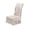 🥝 Beige_Hot#1221, variant on Stretch Velvet Dining Chair Cover – High Elastic Polyester, Skirted Design, Solid Color, Fits 15-24” High-Back Chairs, Anti-Slip, Protective, Home Hotel Decor