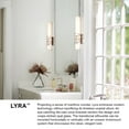 thumbnail image 5 of 50871BN Hinkley Lighting Lyra - 20W 1 LED Small Wall Sconce in Modern and Coastal Style - 4.75 Inches Wide by 16 Inches High-Brushed Nickel Finish, 5 of 17