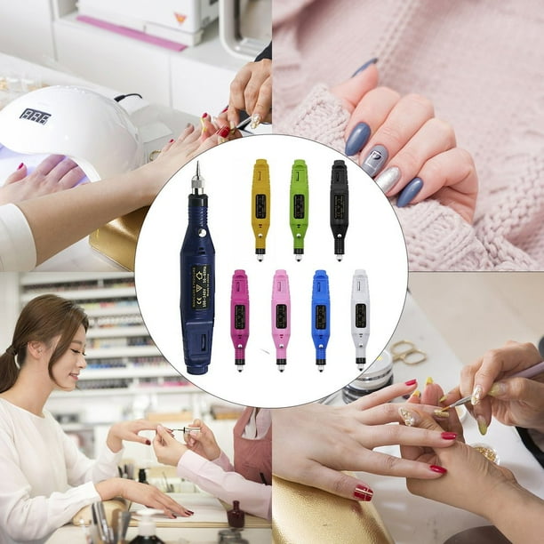 Electric nail store file for toes