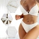 thumbnail image 2 of Toystoory Conjunto de traje de baño de piezas sofisticado y elegante para mujer, blanco, transpirable. Traje de baño, 2 of 4