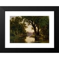thumbnail image 2 of Henry James Johnstone 14x11 Black Modern Framed Museum Art Print Titled - A Billabong of the Goulburn, Victoria (1884), 2 of 5