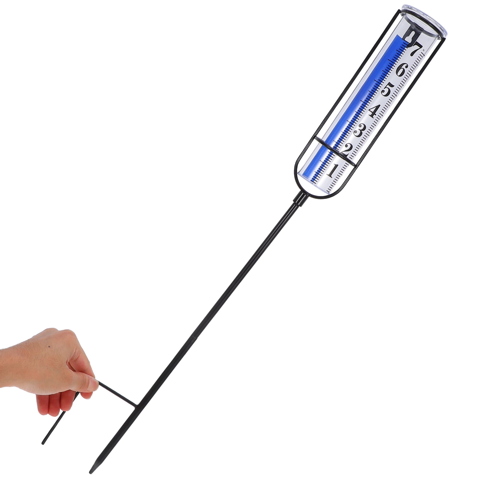 Rain Water Measuring Tool Rain Water Measuring Device Rain Gauge Transparent 21.00X5.60X5.60CM