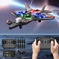 thumbnail image 2 of V25 Jet Fighter Stunt RC Airplane Toy,Remote Control Plane Toy,with 360° Spin and Light,Glider Model Toy, 2 of 6