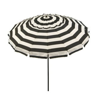 abba yellow patio umbrella Abba Patio Lyon 11 ft. Steel Market Horizontal Tilt Patio Umbrella in Light Blue
