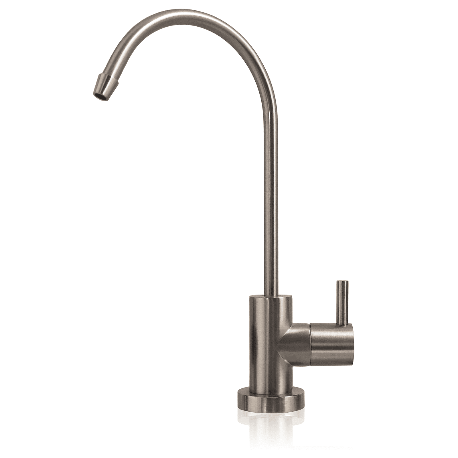 Express Water Modern Water Filter Faucet Brushed Nickel CokeShaped