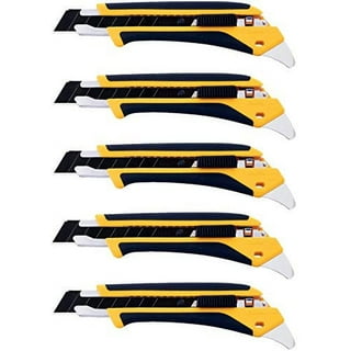 OLFA 18mm Heavy-Duty Utility Knife (L-1) - Multi-Purpose Custom Cutting  Depth Utility Knife w/ Ergonomic (2 Pack)