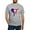Heather Gray, variant on CafePress - Republican Democrat Fitted T Shirt - Fitted T-Shirt, Vintage Fit Soft Cotton Tee