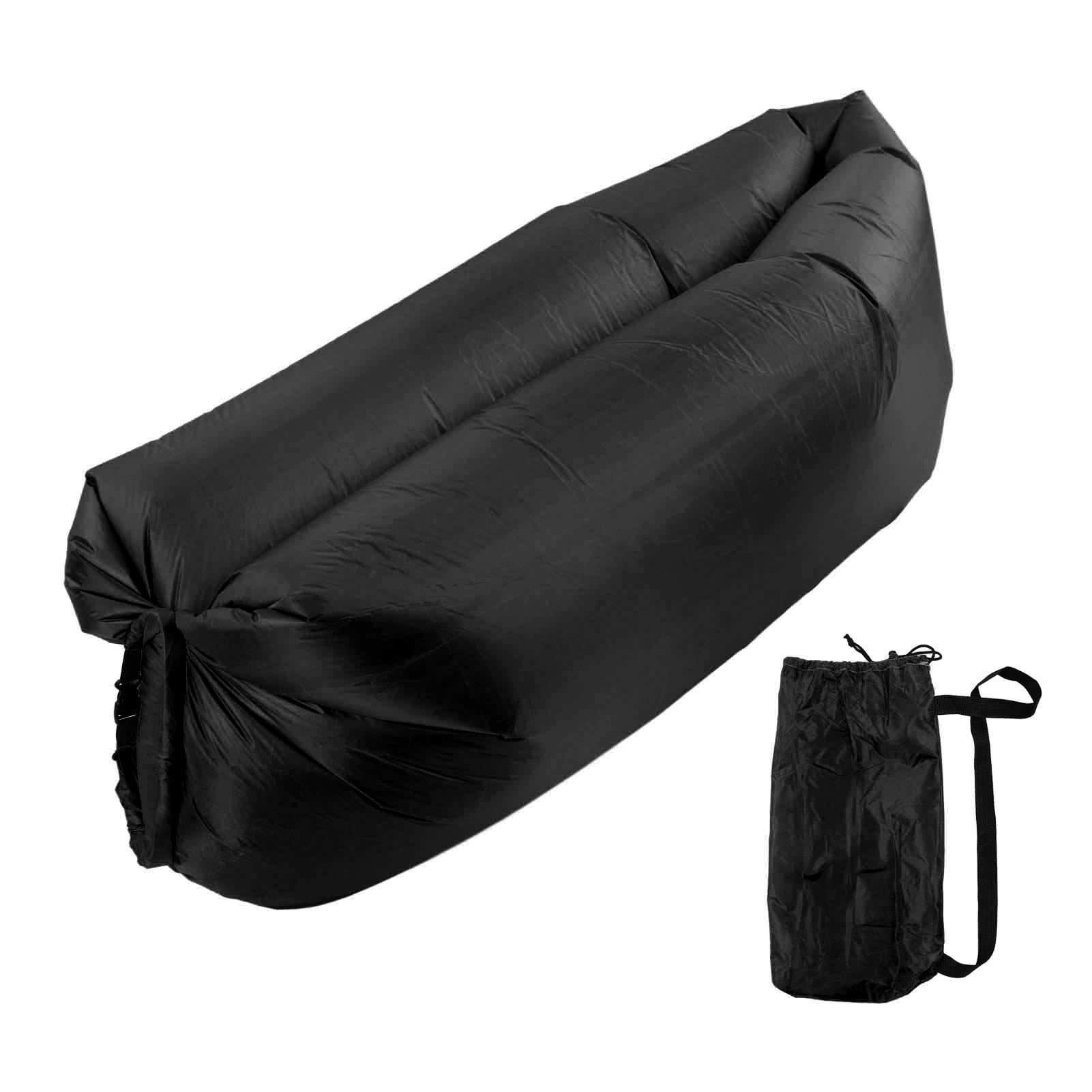 Inflatable Lounger Air Sofa, Inflatable Couch Wear Resistant Comfortable With Storage Bag For