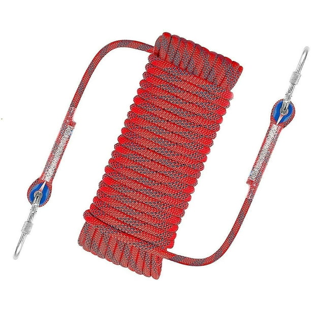 Climbing Rope Fishing Rescue Rope With Carabiner Outdoor Rope,10m