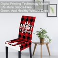 thumbnail image 3 of Christmas Chair Covers Set of 4 Stretch Dining Room Chair Covers, Washable Protector Cover Seat Slipcover, Merry Christmas Tree - 4Pack, 3 of 6