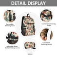 thumbnail image 4 of JIALIOU 14" Laptop Backpack Waterproof Airline Approved Stylish Casual Daypack for Travel Business College Work, Santa Claus Gift Tree, 4 of 8