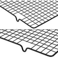 thumbnail image 3 of YSTDHL 4 Pack Black Heavy-Duty Wire Cooking Rack Baking Racks, Nonstick Baking & Cooling Grid for Roasting, Cooking, Grilling, Drying - 16" x 10", 3 of 6