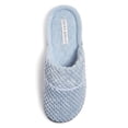 thumbnail image 1 of Pantuflas de Espuma de Memoria Rugosas para Mujer Laura Ashley en Azul, 1 of 5