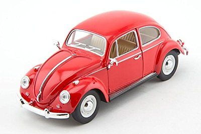 VOLKSWAGEN BEETLE HARD TOP RED 1/24 SCALE DIECAST CAR BY MAISTO 31926R 