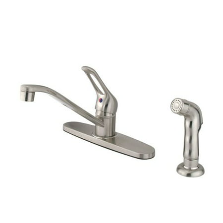 UPC 663370080548 product image for Elements of Design Single Handle Centerset Kitchen Sink Faucet with Loop Handle | upcitemdb.com