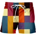 Yutnsbel Mens Board Shorts, Men Work Casual Shorts, Pocket Graphic