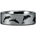 thumbnail image 4 of Tungsten Dolphin Ring, 4 of 5