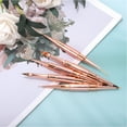 thumbnail image 6 of Unique Bargains 1 Set Double-Ended Nail Art Brushes Kit for Nail Design Gold Tone, 6 of 6