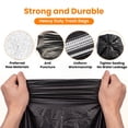 thumbnail image 2 of 50-55 Gallon Trash Bags, 50 Count Heavy Duty Large Black Garbage Bags for Commercial, Janitorial, Lawn and Leaf, 48 x 40", 2 of 8