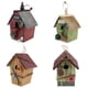 thumbnail image 1 of Casas de aves decorativas al aire libre, casas de aves Casa de madera de madera Casa de aves, Casa de aves Jardín Caja de nidificación de aves Nido colgante, Ornamento colgante de jardín, 1 of 9