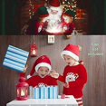 thumbnail image 3 of ZHAOCHENG Pijamas navideños para niñas, pijamas navideños para niños pequeños, conjunto de pijamas de invierno, ropa para niños, 110 cm, 3 of 5