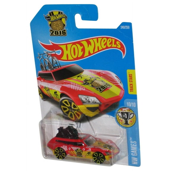 Hot Wheels HW Games 10/10 (2016) Red Tour De Fast Toy Car 240/250