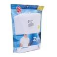 thumbnail image 3 of Playera Interior Zaga para Hombre, Cuello V 3 Piezas Blanco Talla CH, 3 of 4