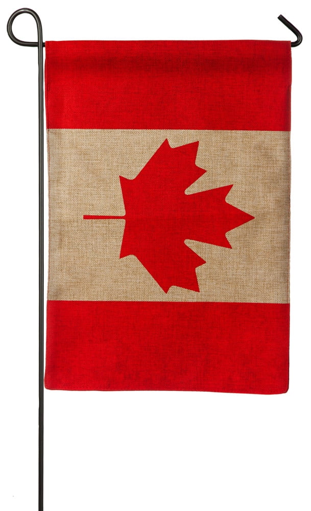 Evergreen Burlap Canadian Flag, Garden Size 12.5 X 18 Inches - Walmart ...